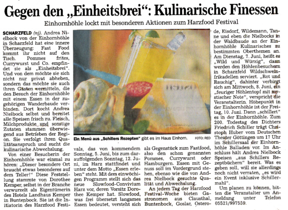Haus Einhorn  / HarzFoodFestival